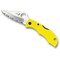 Spyderco 2024 Spyderco Ladybug 3 Salt Lightweight Yellow H1 Serrated SPY-LYLS3 - alternate 3